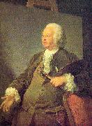 Portrait of the Painter Jean-Baptiste Oudry, PERRONNEAU, Jean-Baptiste